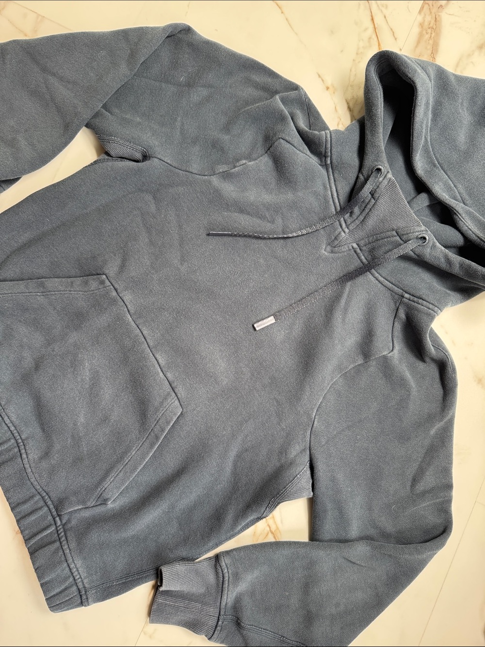 Lululemon Pull Over Hoodie Sz 2 Navy Sporty Back to School Loungewear